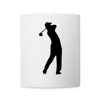 Golf - Tasse - Weiß - Vorne