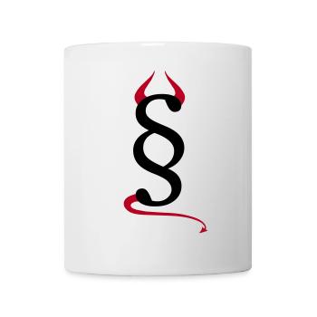 Devils paragraph - Mug - white - Front