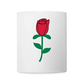 roses - Mug blanc - blanc - Devant