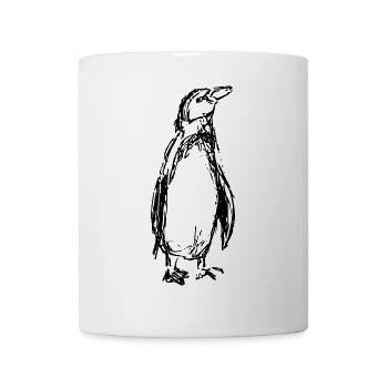 manchot - Mug blanc - blanc - Devant