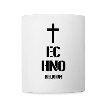 Techno - Techno music - techno religion - Tasse - Weiß - Vorne