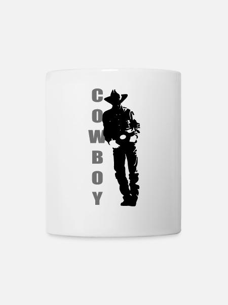 Cowboy - Tasse - Weiß
