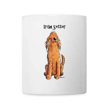 Happy Irish Setter - Mug - white - Front