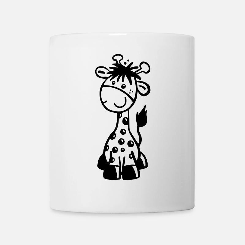 Kleine Giraffe - Tasse - Weiß