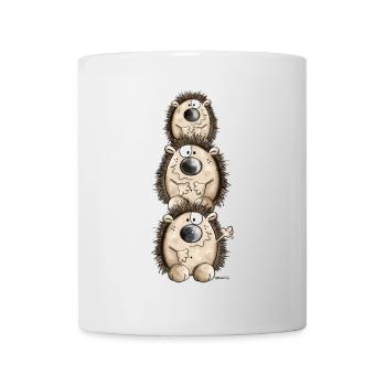 Igel Turm - Tasse - Weiß - Vorne