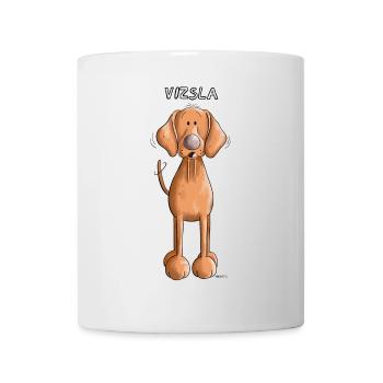 Happy Vizsla - Tasse - Weiß - Vorne