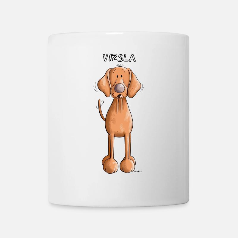 Happy Vizsla - Tasse - Weiß