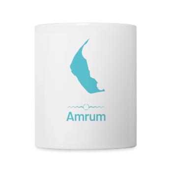 Amrum | Carte du design - Mug blanc - blanc - Devant