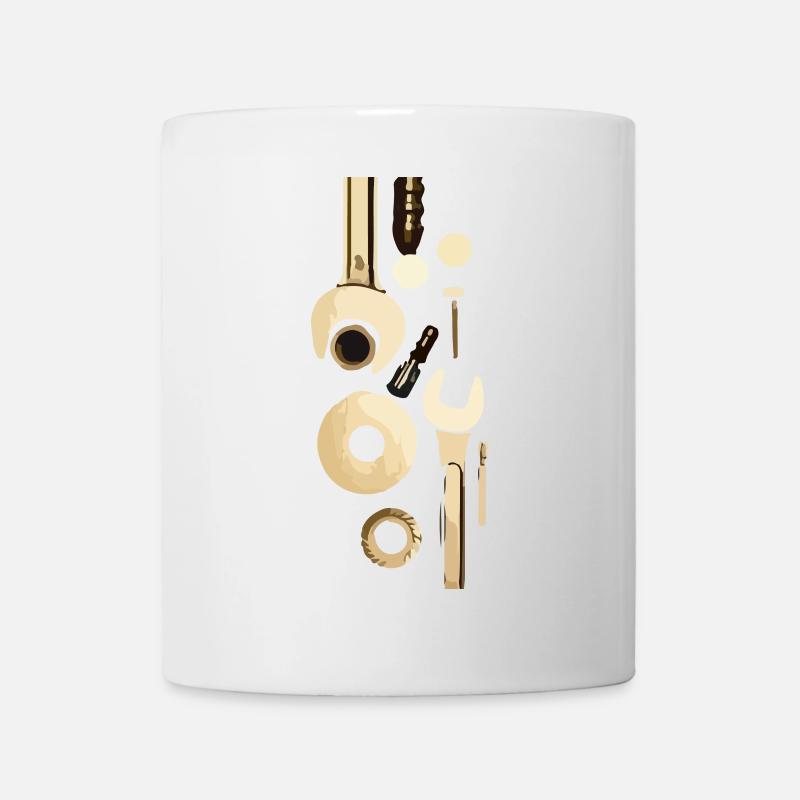 Werkzeug - Tasse - Weiß