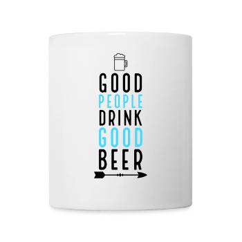 Bière - Mug blanc - blanc - Devant