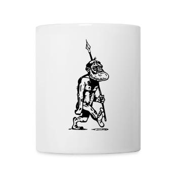 cave man Ancestor Great ape Evolution - Mug - white - Front