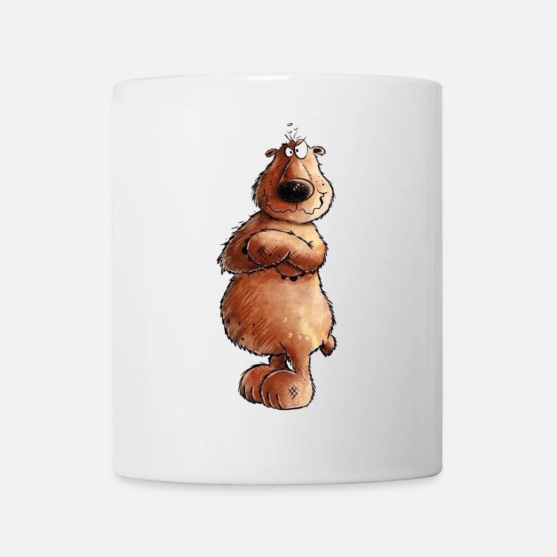 Déclaration de Mürrischer Bär I Nein I Nö I - Mug blanc - blanc