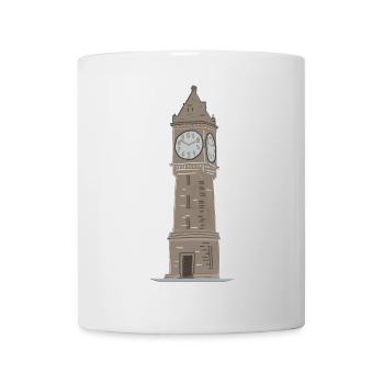 Ludwigshafen am Rhein, gauge tower without text - Mug - white - Front