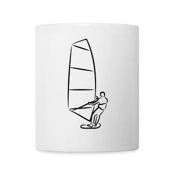 Windsurfer sketch - Mug - white - Front
