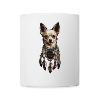 Chihuahua Attrape-rêves - Mug blanc - blanc - Devant