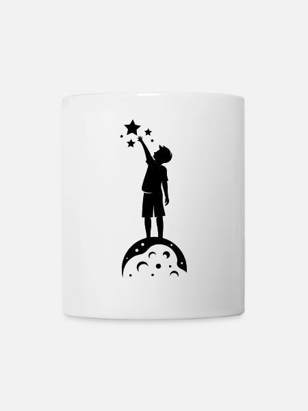 Sterne greifen - Tasse - Weiß