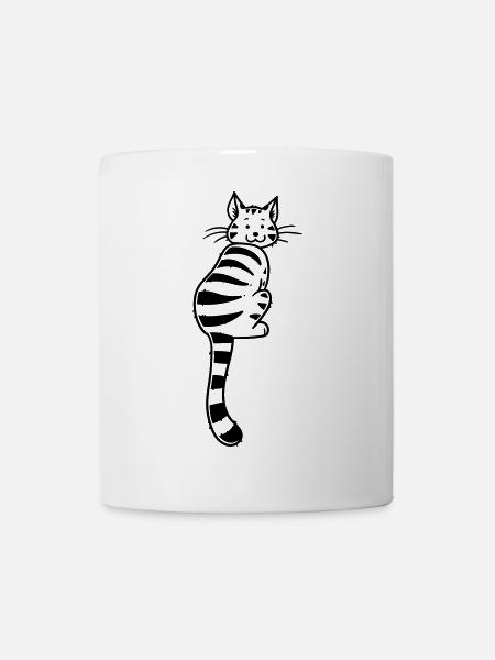 Cartoon Kitten - Tasse - Weiß