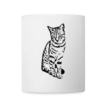 Chat Chaton Tigre Chat Chat Chat Cadeau - Mug blanc - blanc - Devant