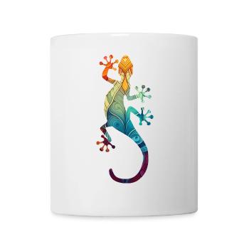 Mandala Gecko - Mug - white - Front