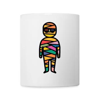 Mumie Halloween Comic - Tasse - Weiß - Vorne
