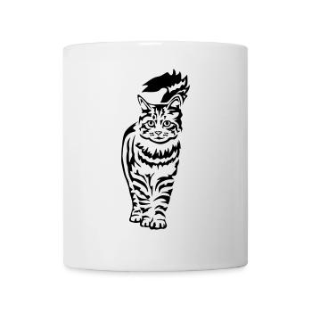 Chat domestique - Chat - Mug blanc - blanc - Devant