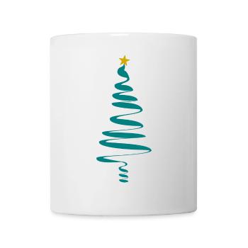 WEIHNACHTEN. FROHE WEIHNACHTEN. FROHE WEIHNACHTEN. WEIHNACHTSMANN - Tasse - Weiß - Vorne