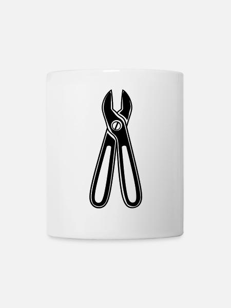 Zangen-Werkzeug - Tasse - Weiß