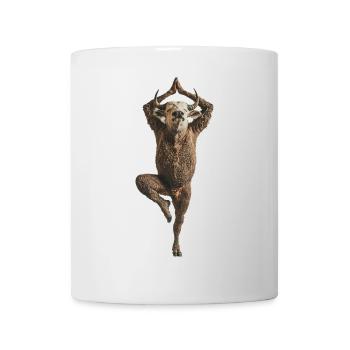 Büffel - Tasse - Weiß - Vorne