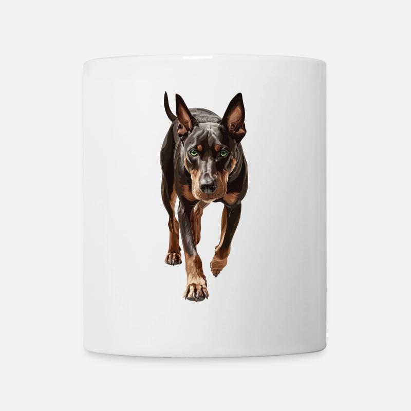 Dobermann - Tasse - Weiß