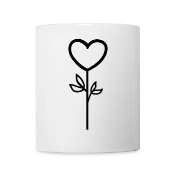 Pink Flower - Mug - white - Front