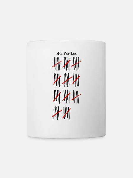 Abstraktes expressionistisches Strichzeichnungsdesign - Tasse - Weiß
