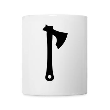 Axt - Tasse - Weiß - Vorne