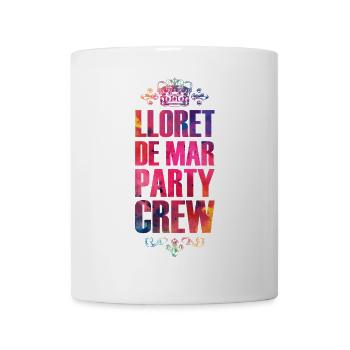Lloret De Mar Party Crew Bunt Urlaub - Tasse - Weiß - Vorne