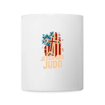 Jésus et le judo - Mug blanc - blanc - Devant