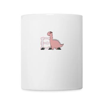 Buchstabe E - Tasse - Weiß - Vorne