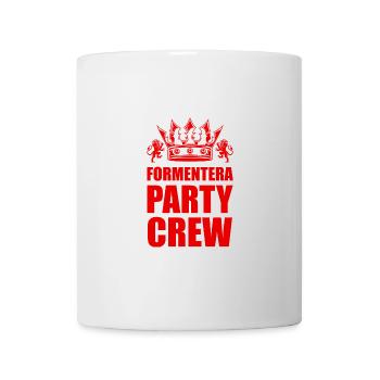 Visite de l’équipage de la fête de Formentera - Mug blanc - blanc - Devant
