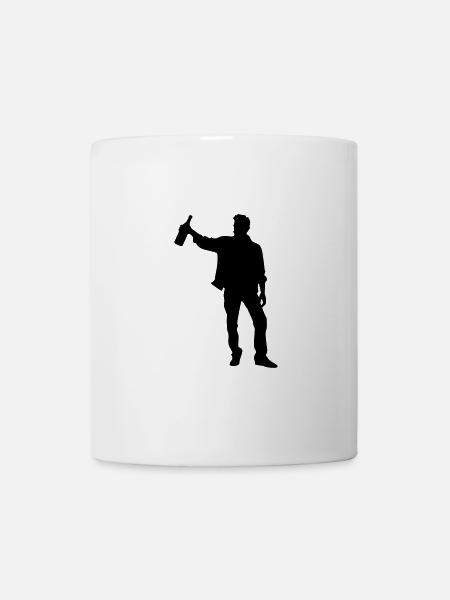 Besoffen Icon Lustig - Tasse - Weiß