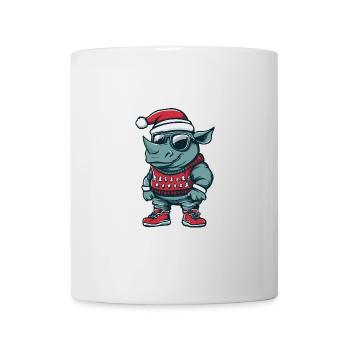 Rhino Christmas X-Mas - Mug - white - Front