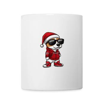 Jack Russel Terrier Dog Christmas X-Mas - Mug - white - Front