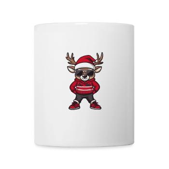 Noël de cerf Noël laid - Mug blanc - blanc - Devant