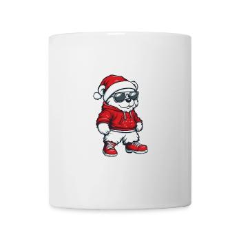 Polar Bear Christmas Ugly Christmas Polar Bear - Mug - white - Front