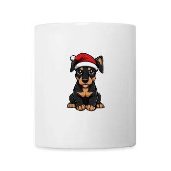 Doberman Dog Christmas Christmas - Mug - white - Front