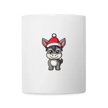 Âne Noël - Mug blanc - blanc - Devant