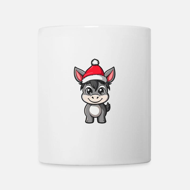 Âne Noël - Mug blanc - blanc