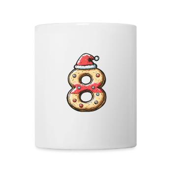 8 Numéro Noël - Mug blanc - blanc - Devant