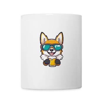 Chihuahua Hund Ski Bier - Tasse - Weiß - Vorne