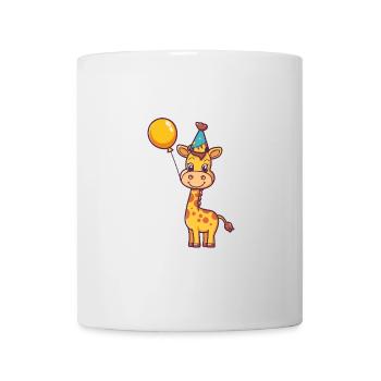 Girafe Anniversaire Bébé - Mug blanc - blanc - Devant