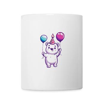 Polar Bear Polar Bear Birthday Baby - Mug - white - Front
