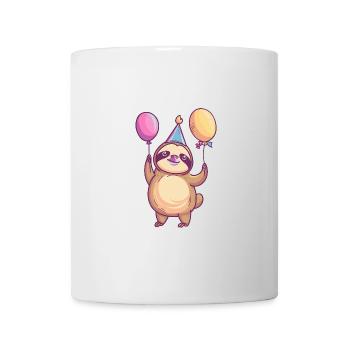 Faultier Geburtstag Baby - Tasse - Weiß - Vorne