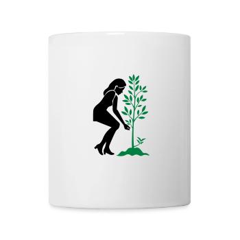 Planting Nature Conservation Tree - Mug - white - Front